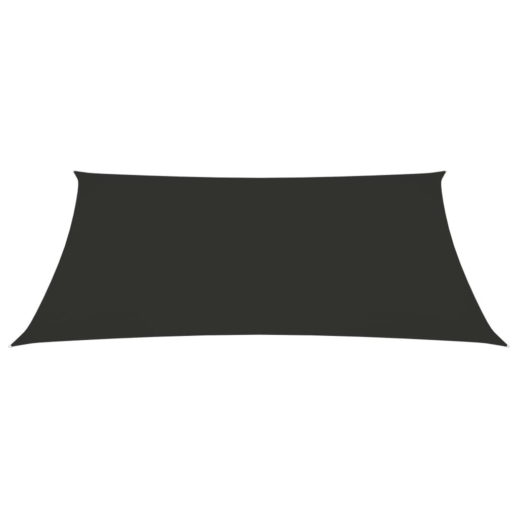 Parasolar, antracit, 3/4x3 m, țesătură oxford, trapez
