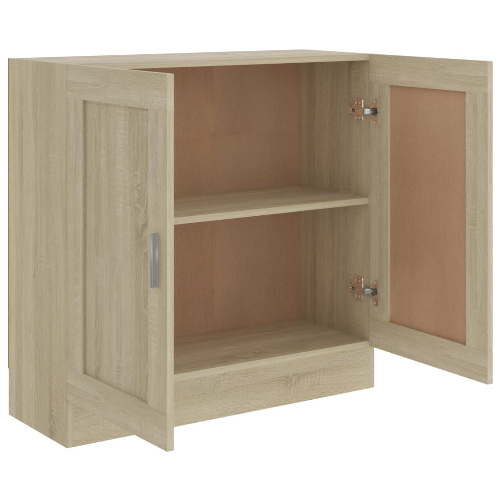 Bibliotecă, stejar Sonoma, 82,5x30,5x80 cm, lemn prelucrat