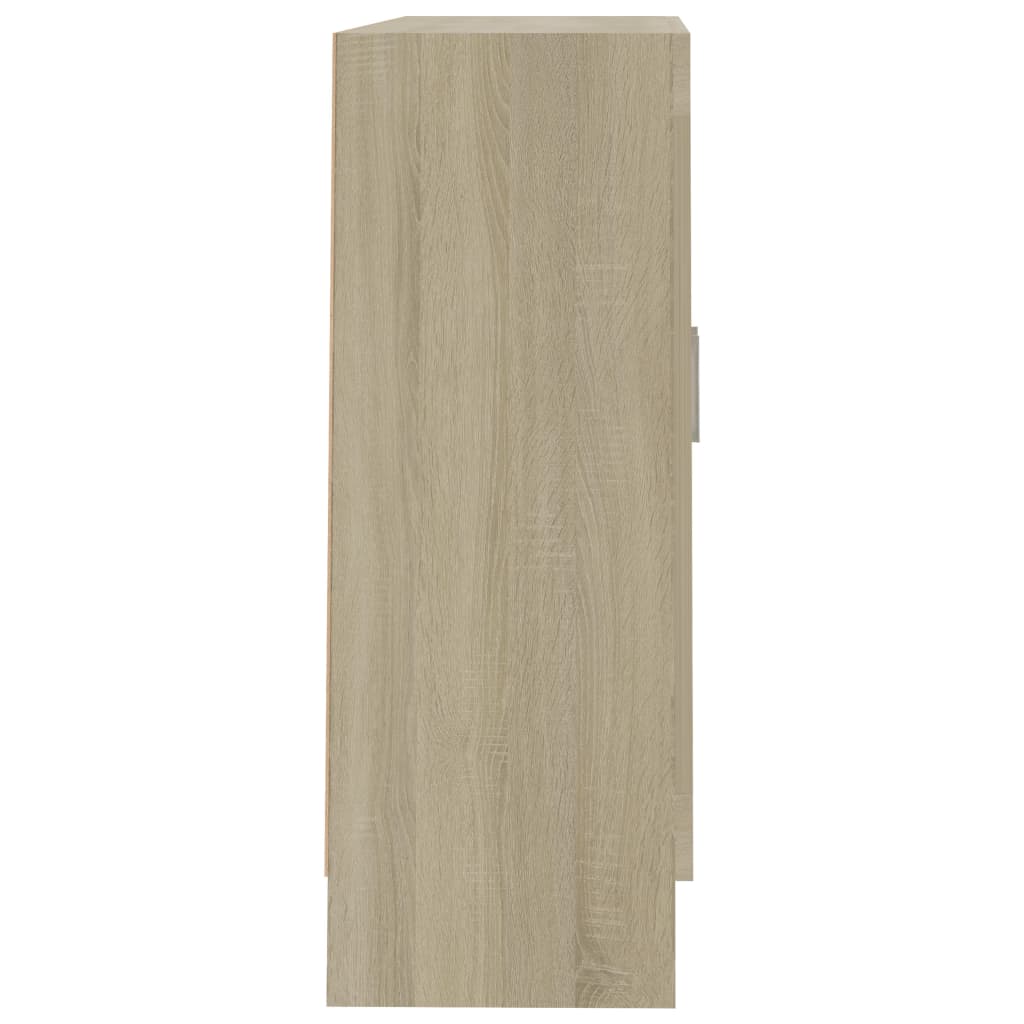 Bibliotecă, stejar Sonoma, 82,5x30,5x80 cm, lemn prelucrat