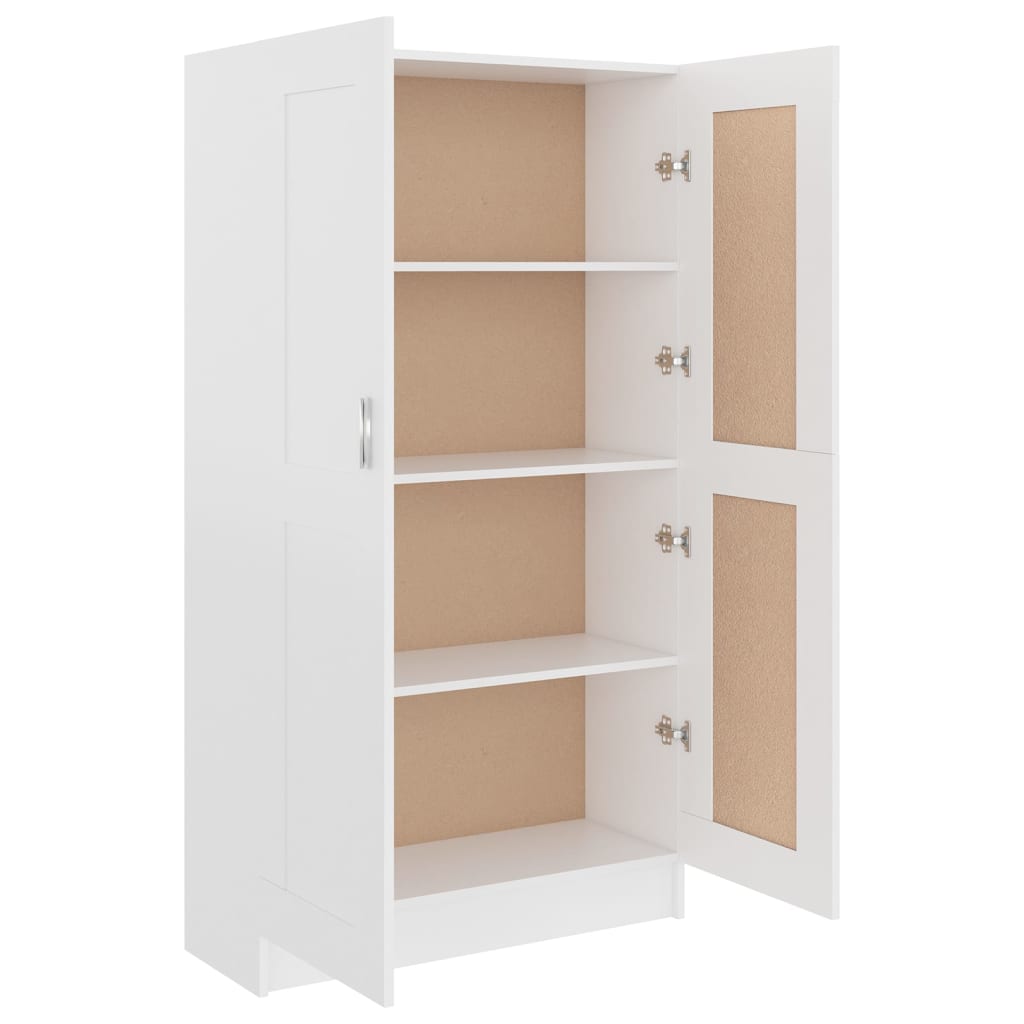 Bookcase, white, 82.5 x 30.5 x 150 cm, chipboard