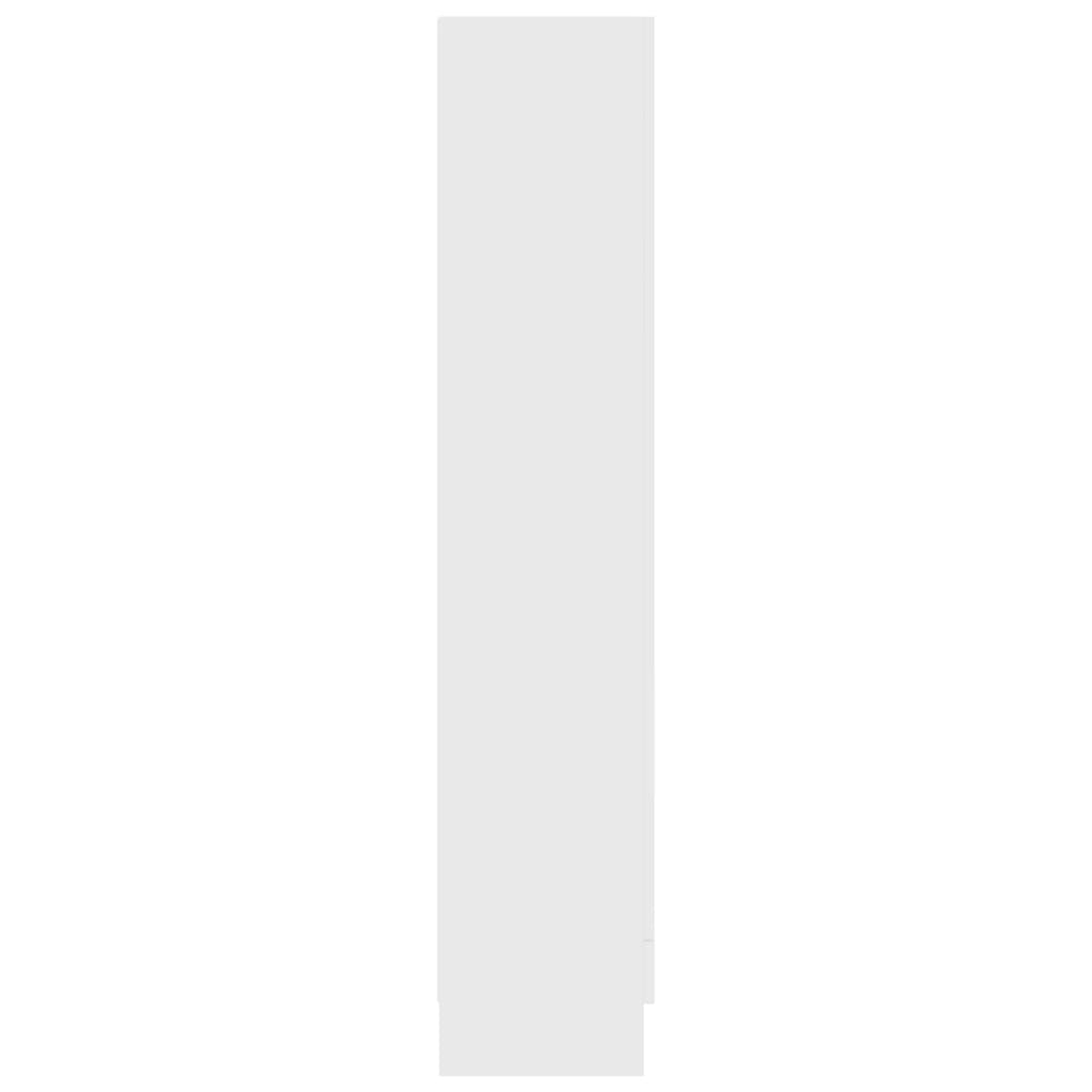 Bookcase, white, 82.5 x 30.5 x 150 cm, chipboard