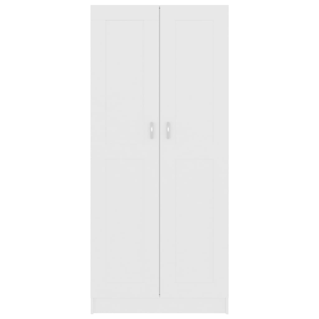 Bookcase, white, 82.5 x 30.5 x 185.5 cm, Chipboard