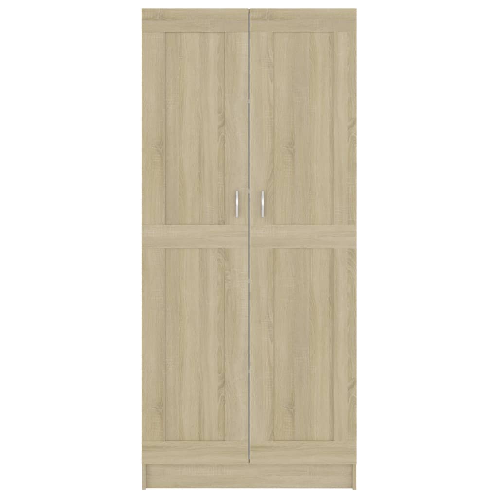 Bibliotecă, stejar sonoma, 82,5x30,5x185,5 cm, lemn prelucrat