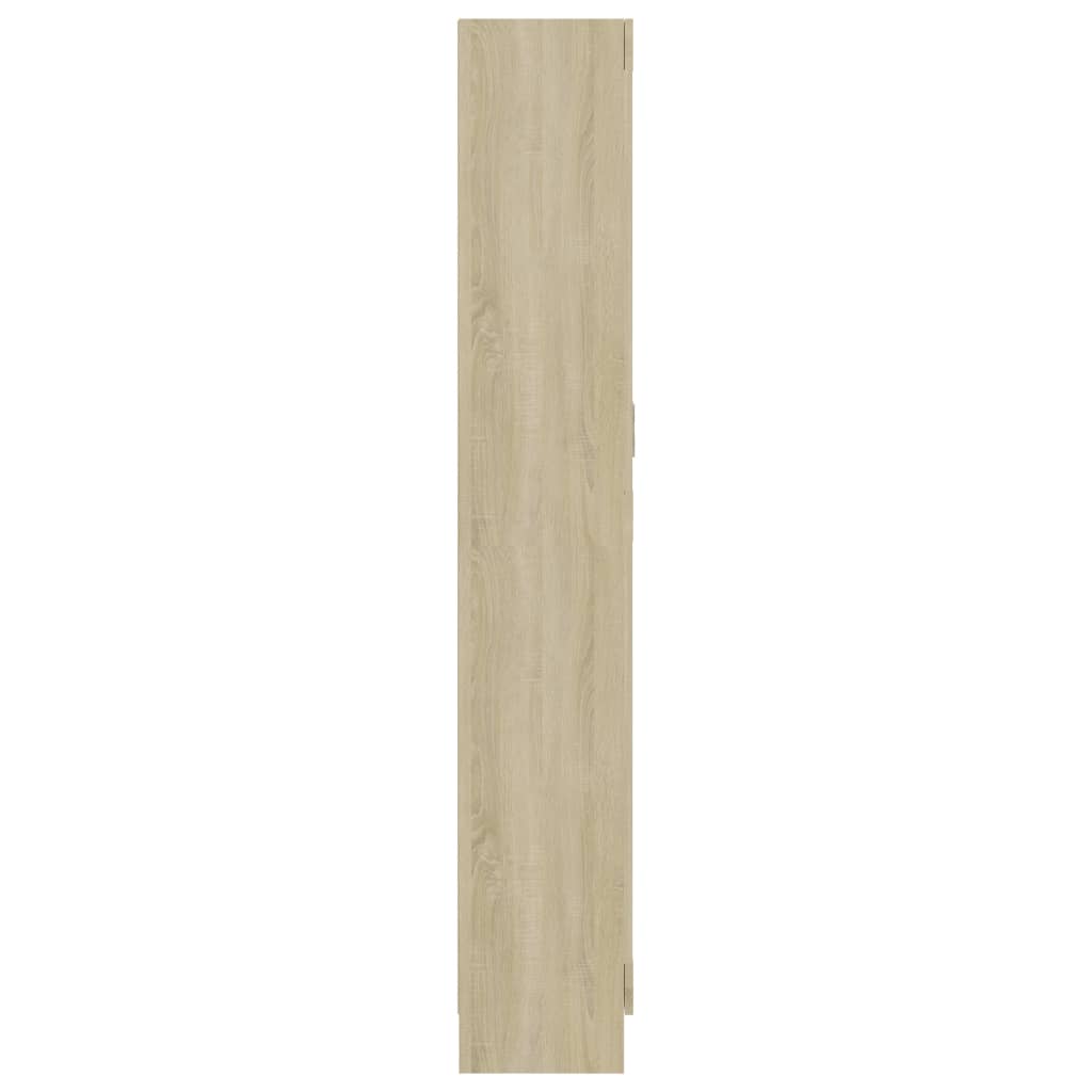 Bibliotecă, stejar sonoma, 82,5x30,5x185,5 cm, lemn prelucrat