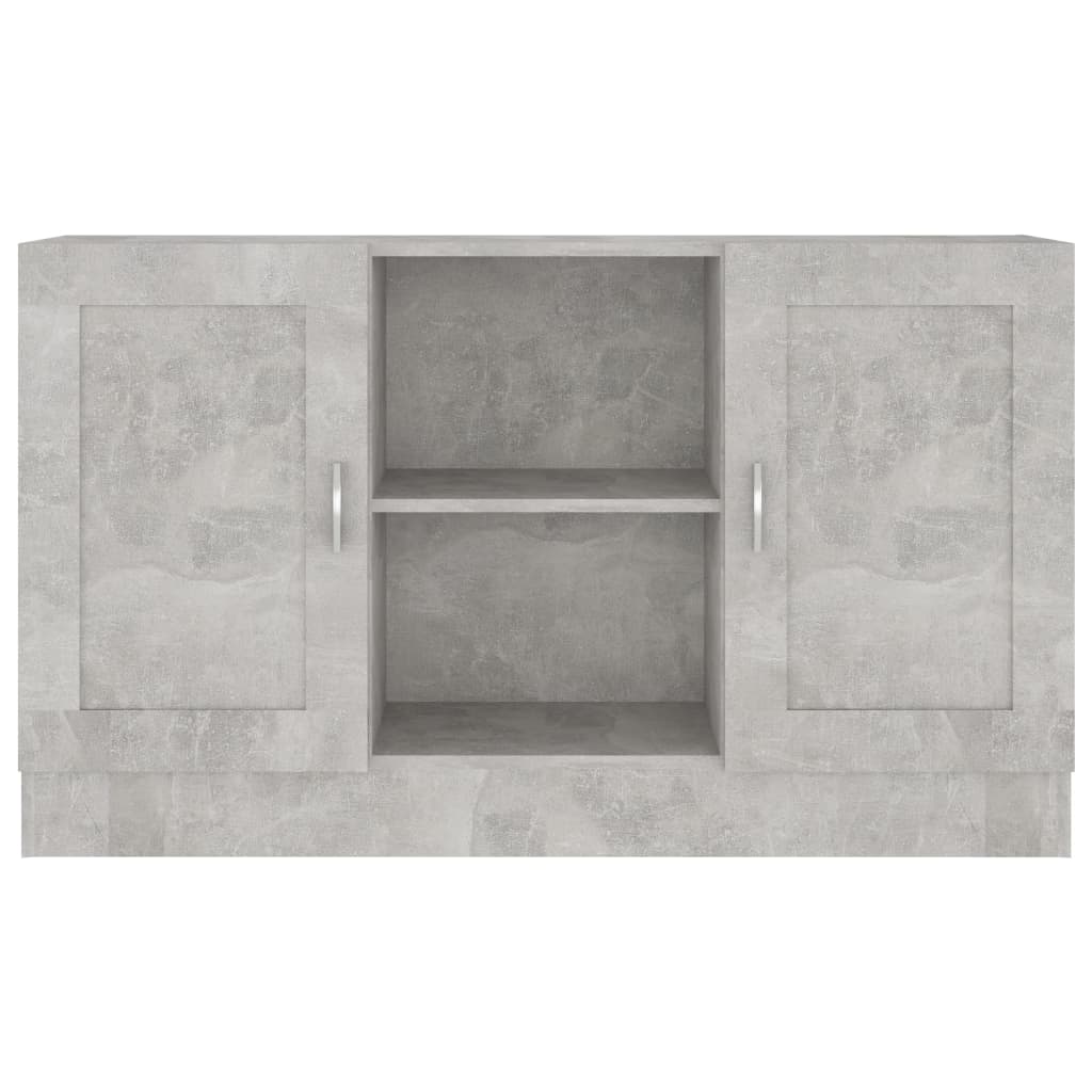 Sideboard, concrete grey, 120 x 30.5 x 70 cm, chipboard
