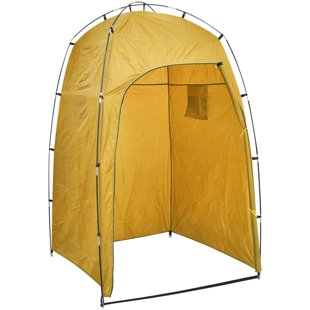 Yellow shower/toilet/changing room tent