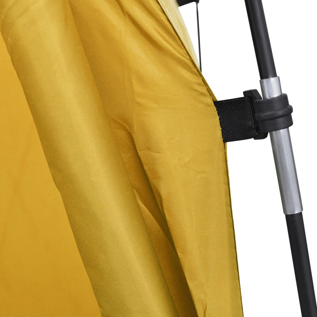 Yellow shower/toilet/changing room tent