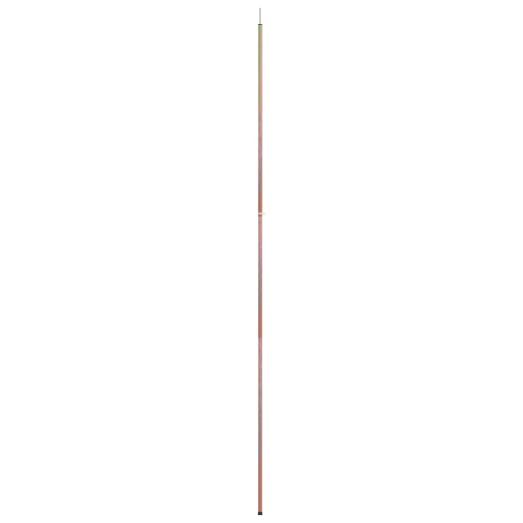 Telescopic tent pole, length 170-255 cm, galvanized steel