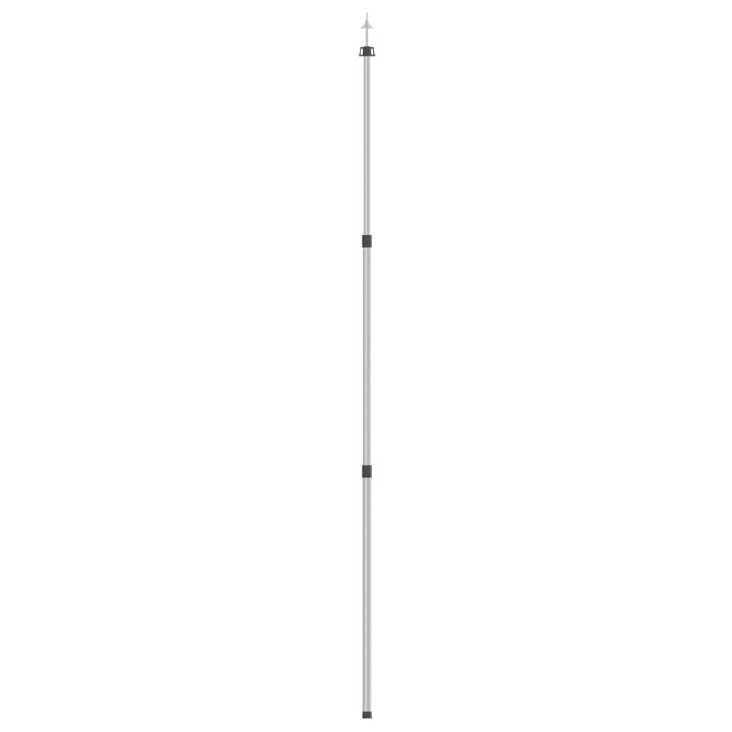Telescopic pole for tarpaulin, 102-260 cm, aluminum