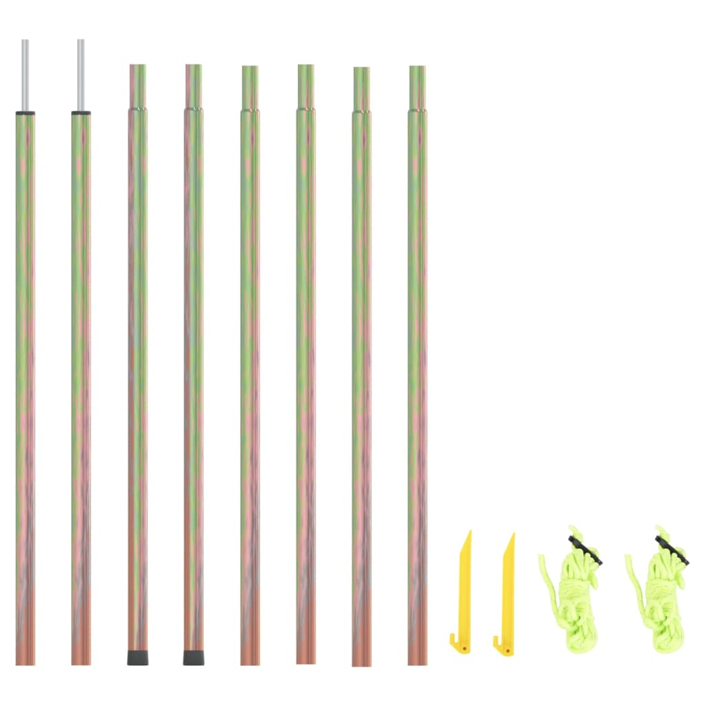 Sunshade poles, 2 pcs., 250 cm, galvanized steel