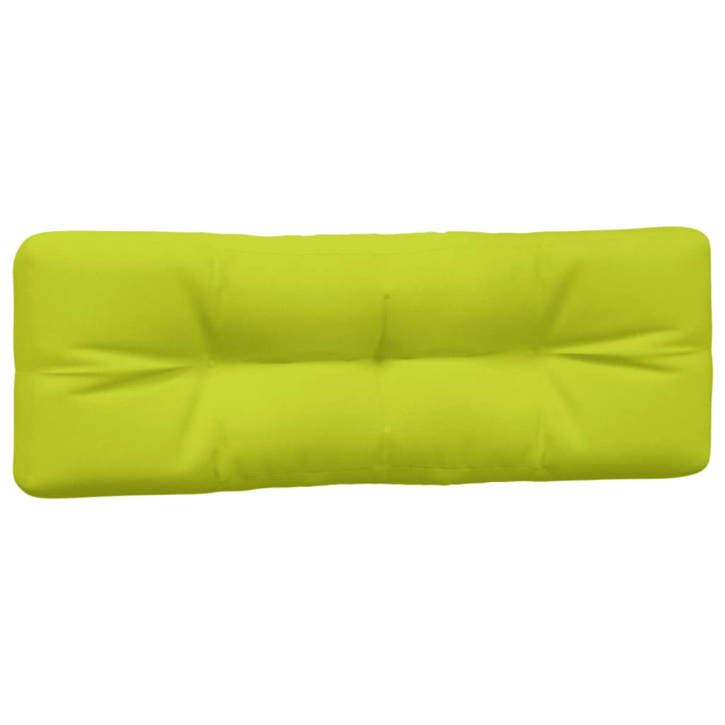 Pallet cushions, 5 pcs, bright green, fabric
