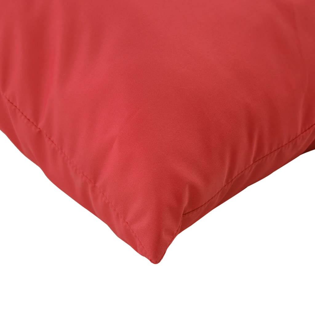 Pallet sofa cushions, 2 pcs., red, textile