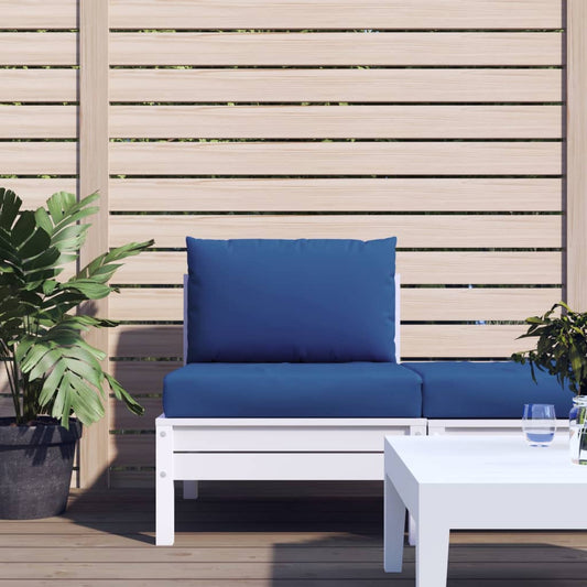 Pallet sofa cushions, 2 pcs., blue, textile