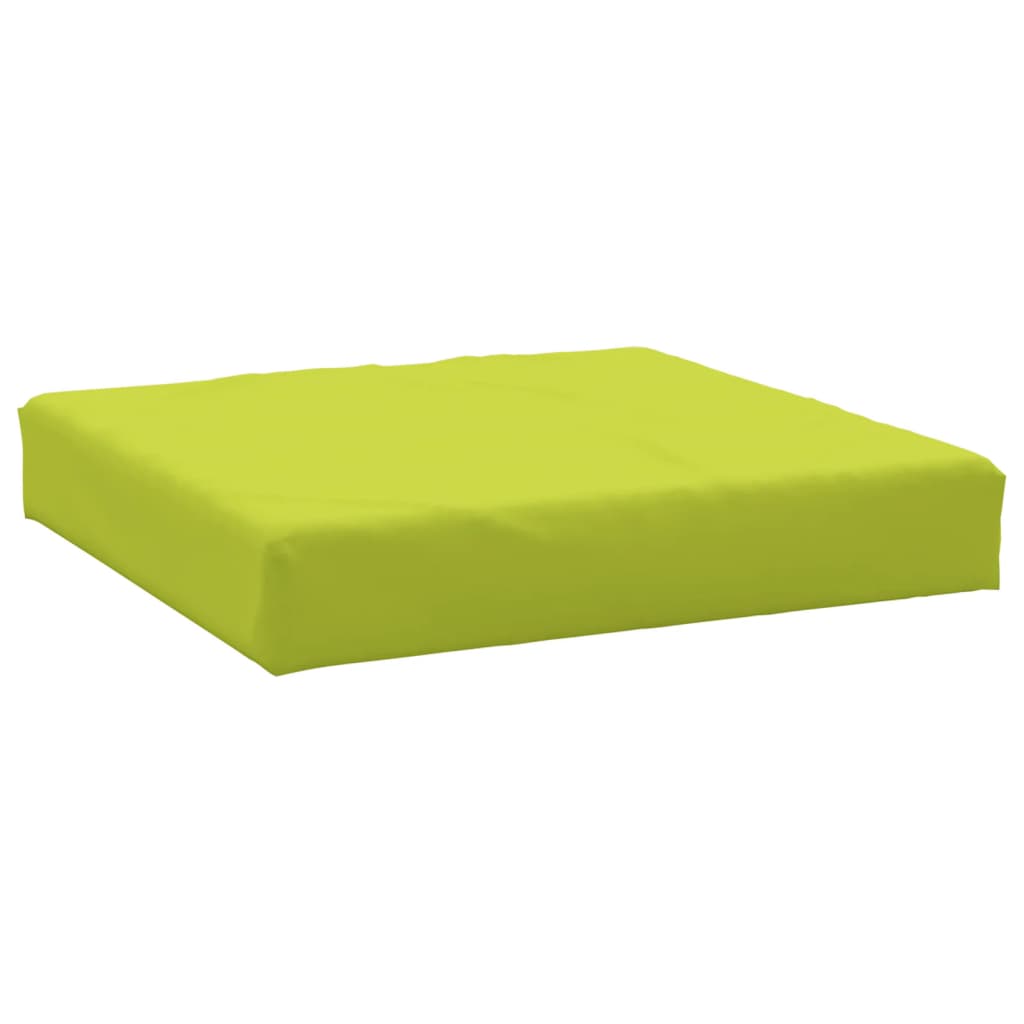 Cushions for sofa made of pallets, 2 pcs., bright green, textile