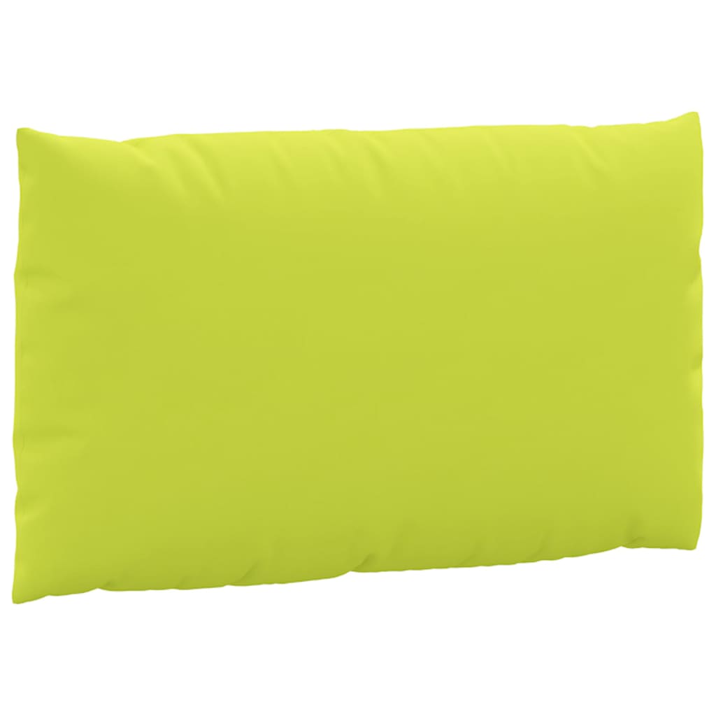 Cushions for sofa made of pallets, 2 pcs., bright green, textile
