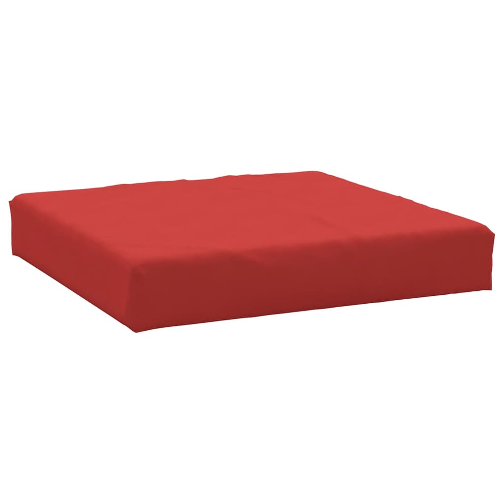Pallet sofa cushions, 3 pcs., red, fabric