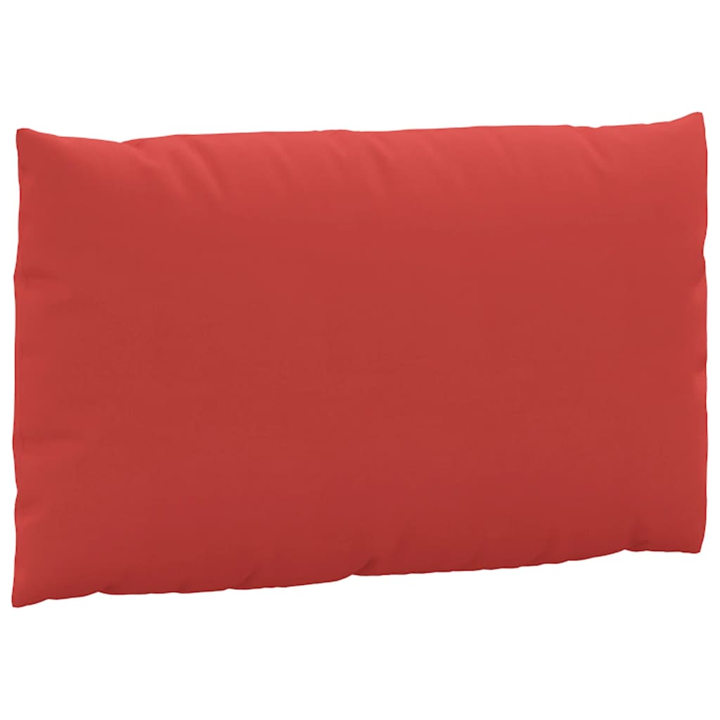 Pallet sofa cushions, 3 pcs., red, fabric