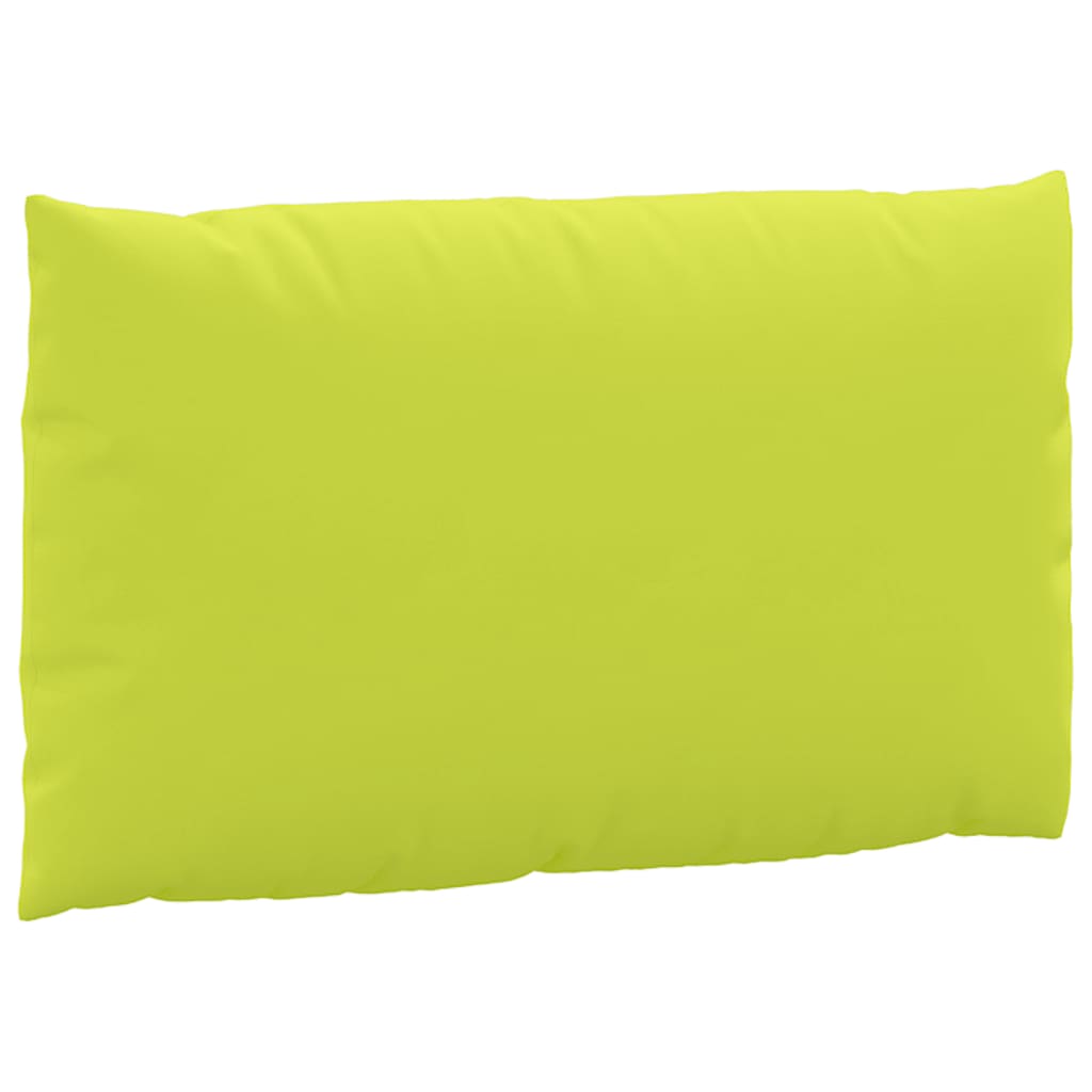 Pallet sofa cushions, 3 pcs., bright green, textile