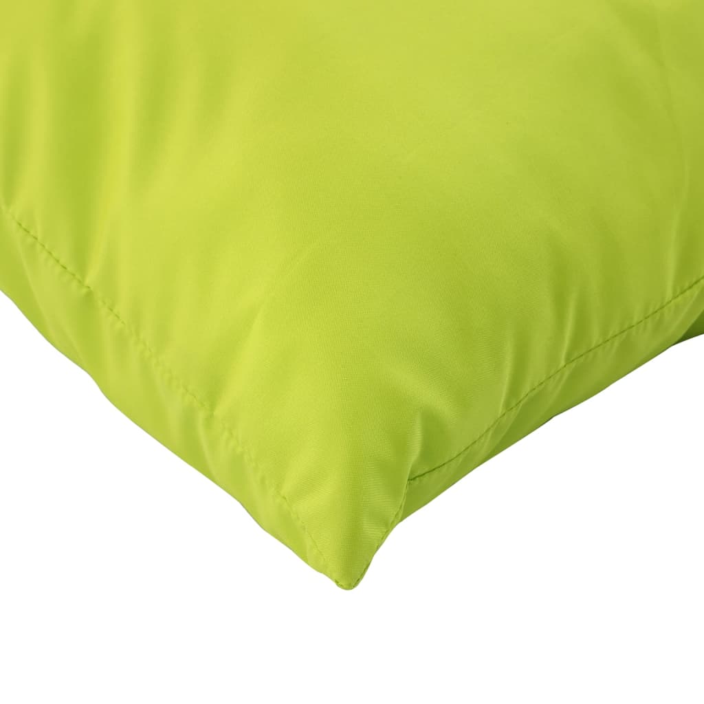 Pallet sofa cushions, 3 pcs., bright green, textile