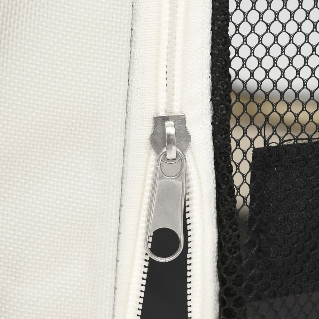 Țarc câini pliabil cu sac de transport, albastru, 145x145x61 cm