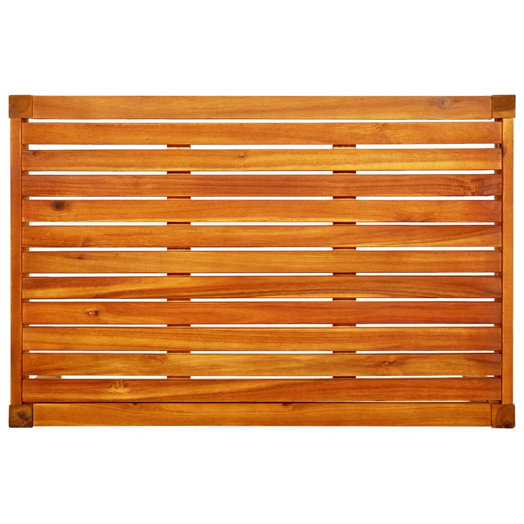 Bancă de grădină cu masă şi taburete, lemn masiv de acacia