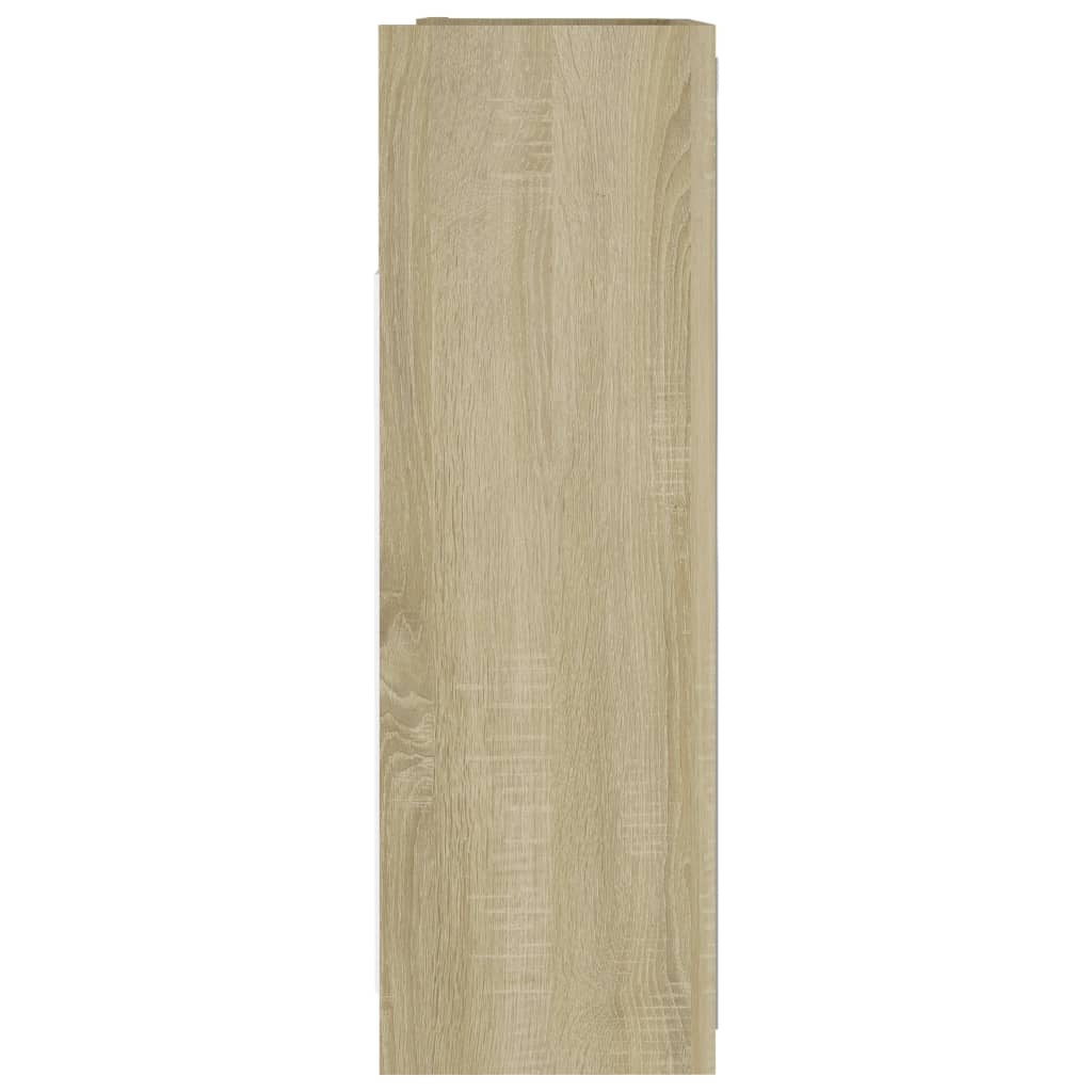Bathroom cabinet with mirror, Sonoma oak, 62.5x20.5x64 cm Chipboard