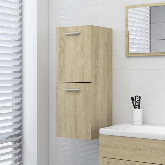 Bathroom cabinet, Sonoma oak, 30x30x80 cm, chipboard