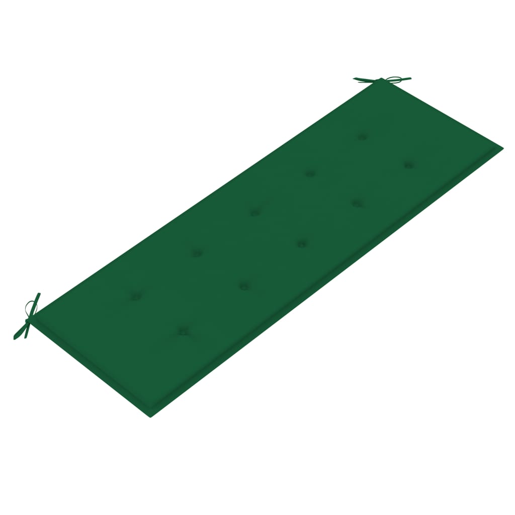 Bancă de grădină cu pernă, 157 cm, lemn masiv de acacia