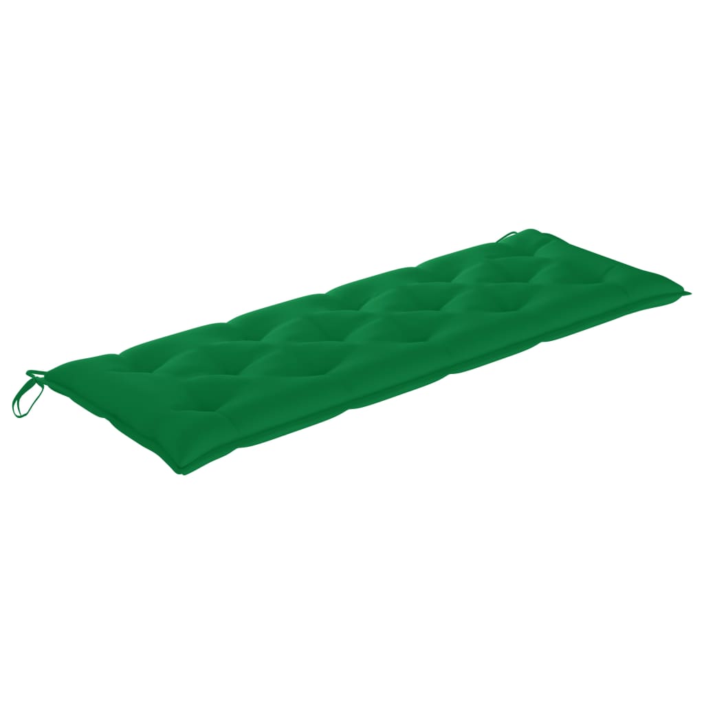 Bancă de grădină cu pernă, 157 cm, lemn masiv acacia