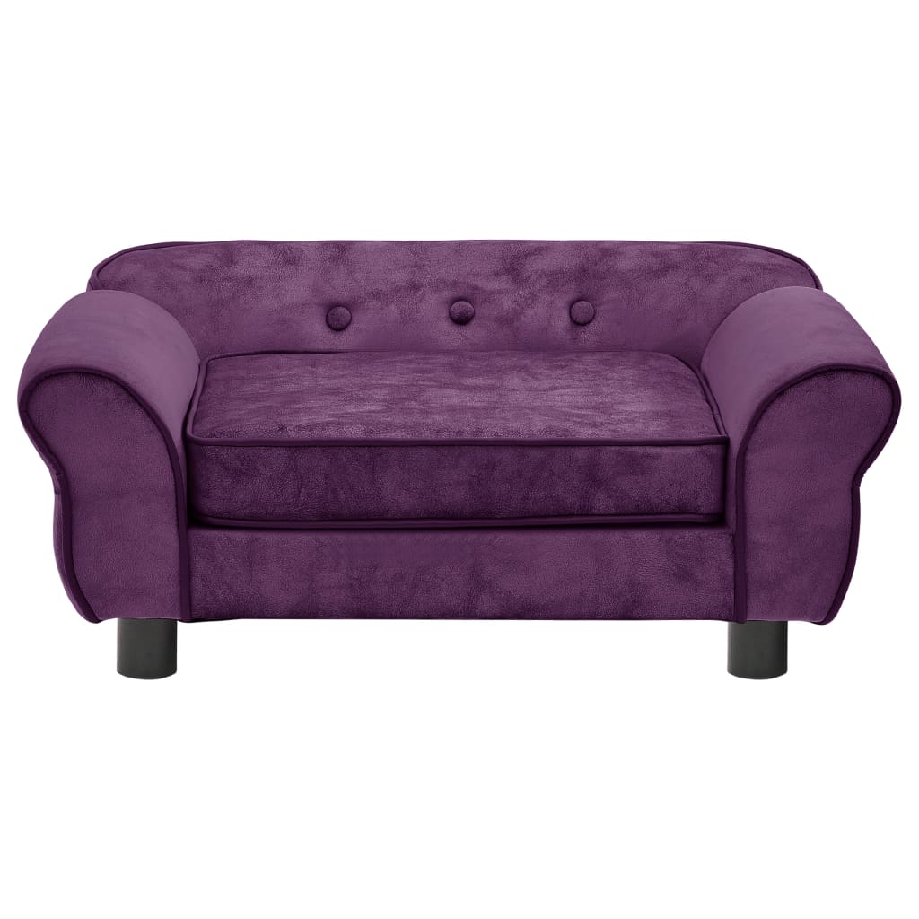 Sofa for dogs, cherry, 72x45x30 cm, plush