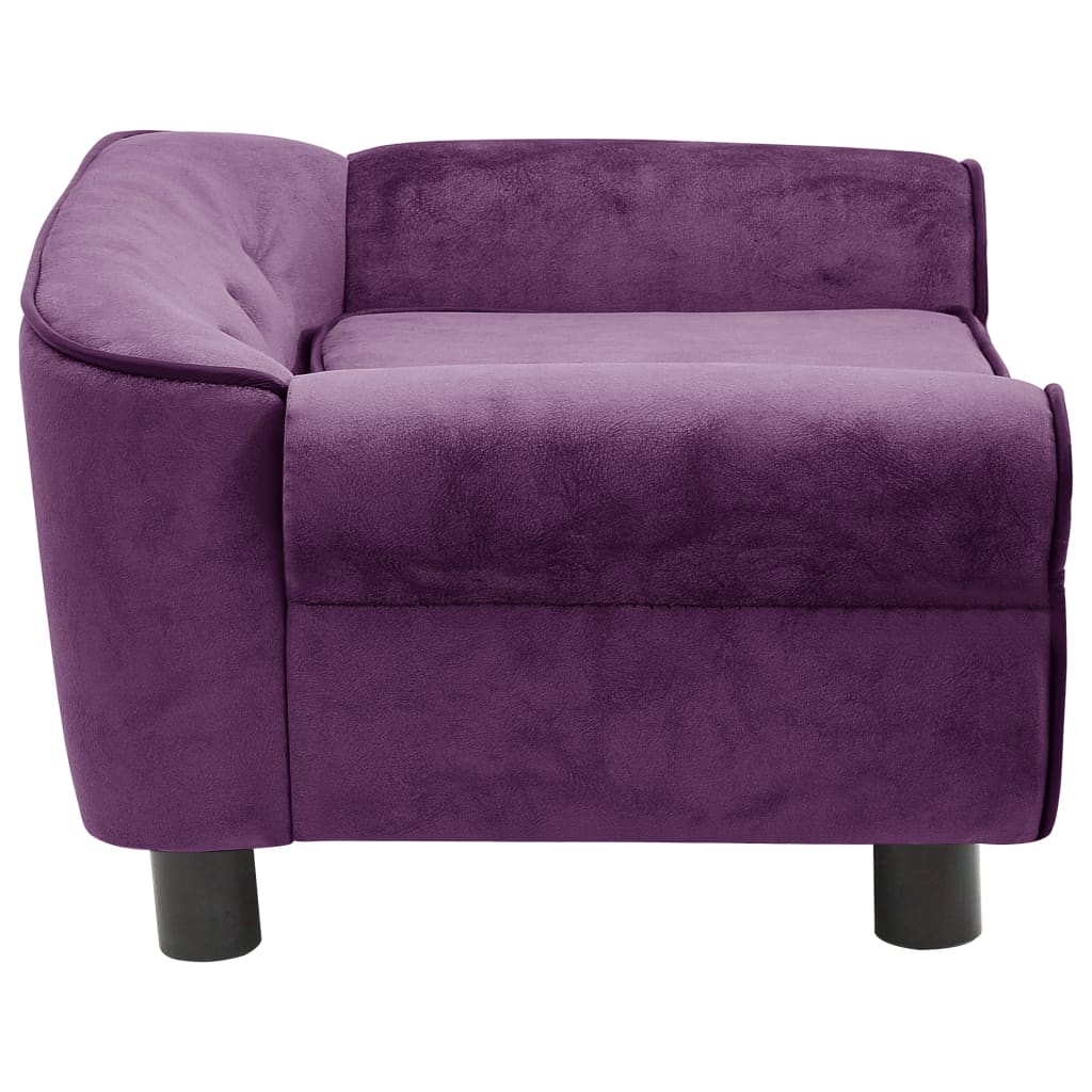 Sofa for dogs, cherry, 72x45x30 cm, plush