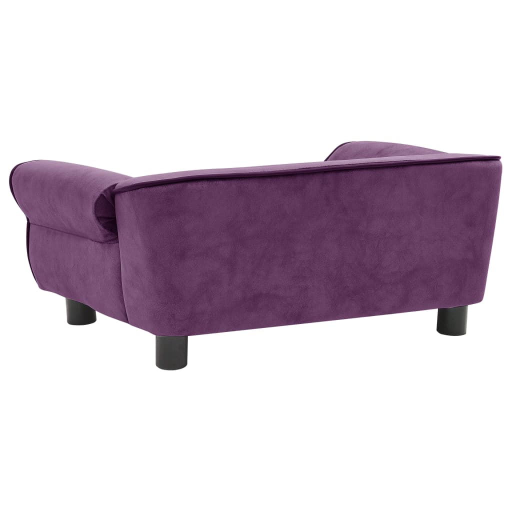 Sofa for dogs, cherry, 72x45x30 cm, plush