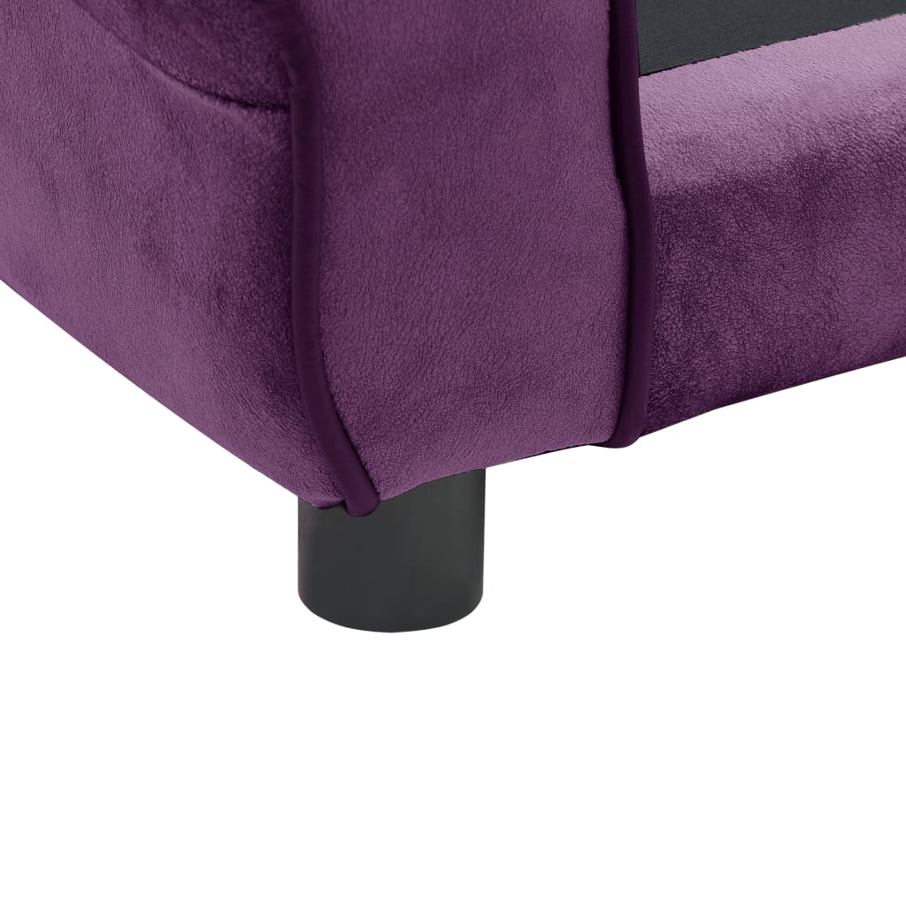 Sofa for dogs, cherry, 72x45x30 cm, plush