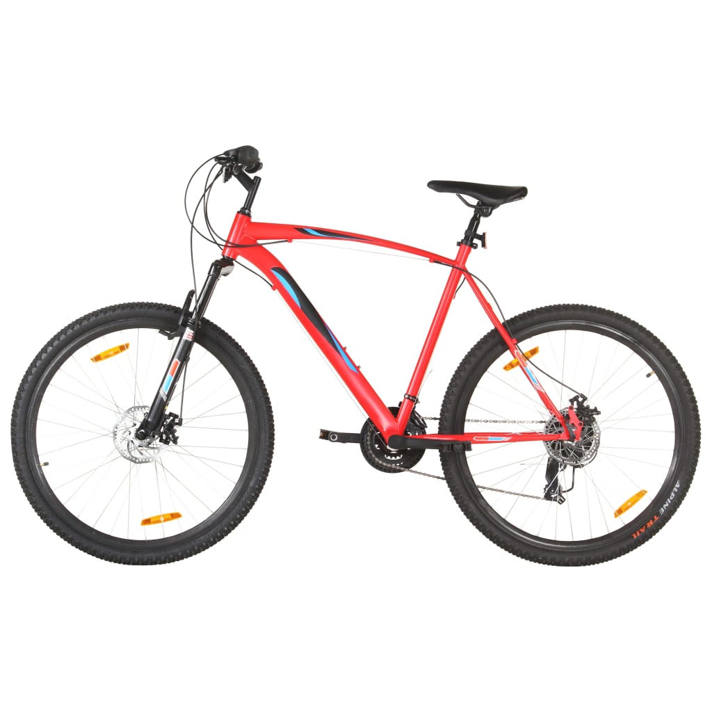Mountain bike, 21 speeds, 29 inch wheel, 53 cm frame, red