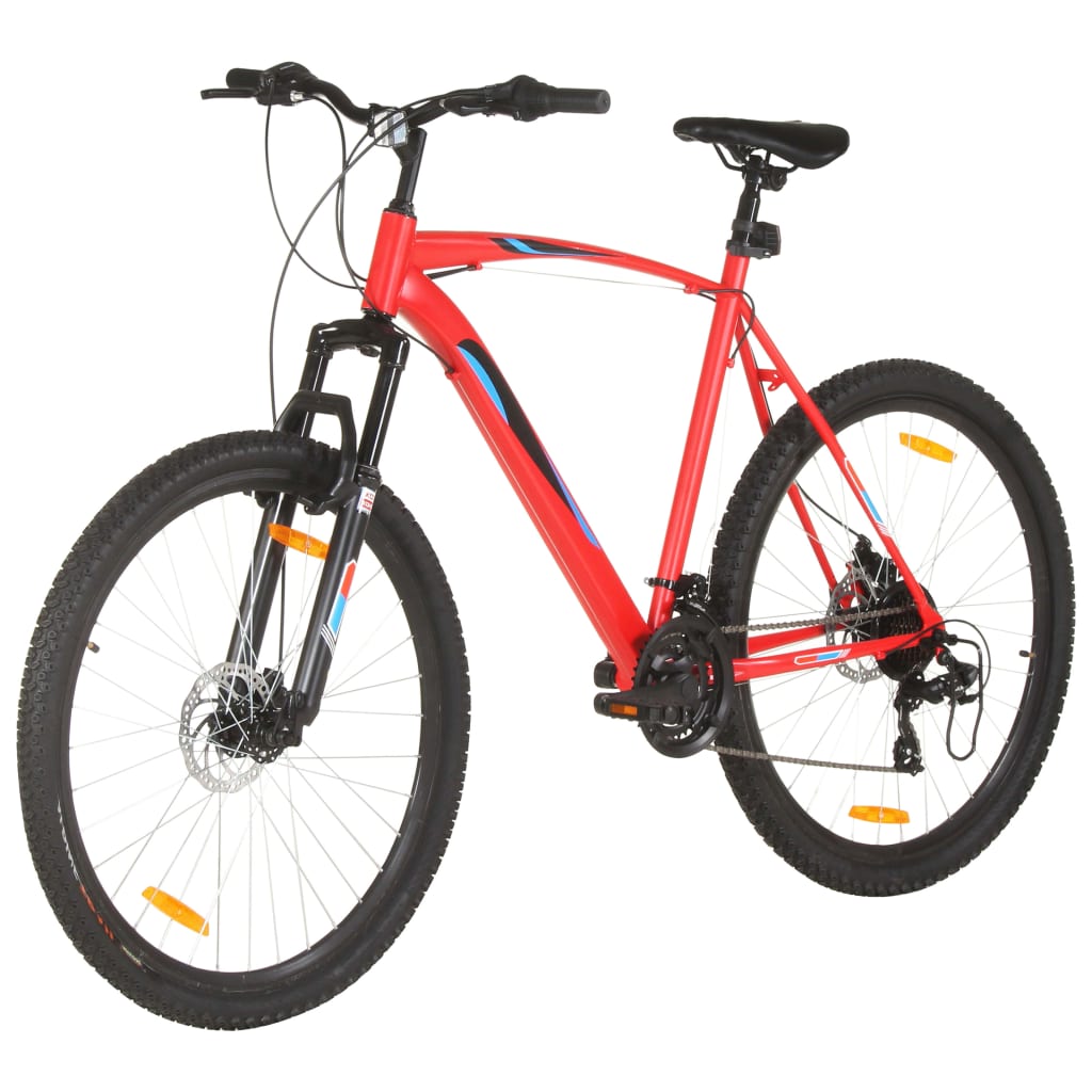 Mountain bike, 21 speeds, 29 inch wheel, 53 cm frame, red