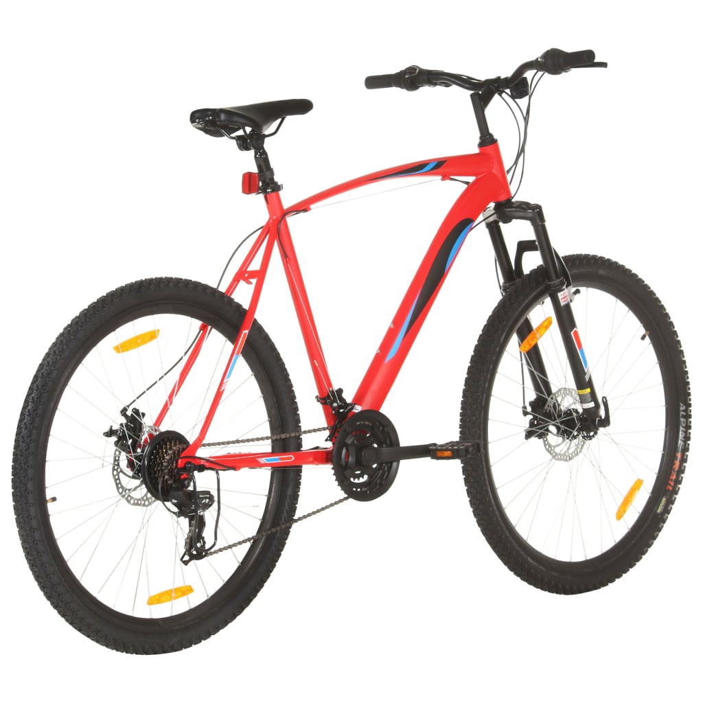 Mountain bike, 21 speeds, 29 inch wheel, 53 cm frame, red