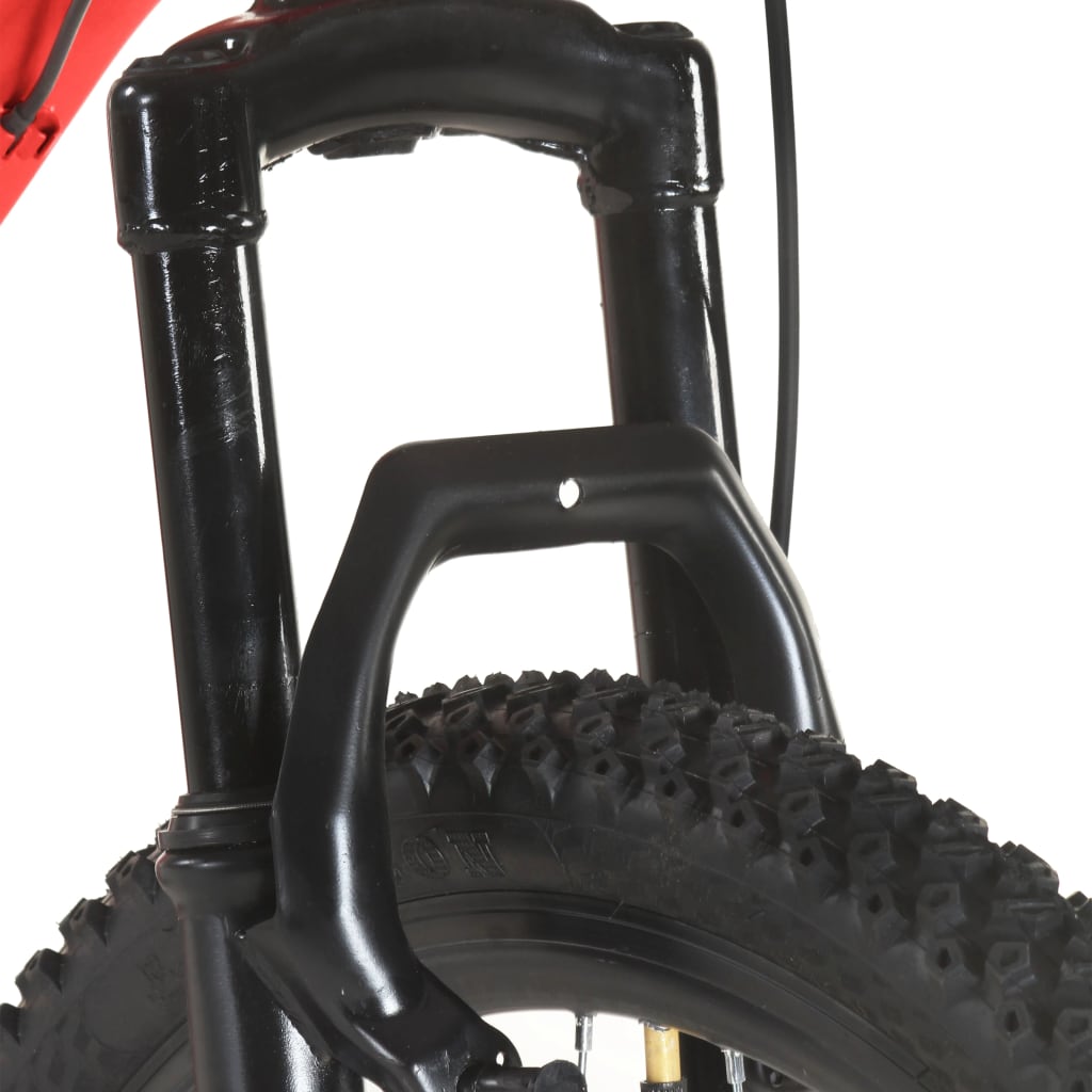21-speed mountain bike, 27.5 inch wheel, red, 38 cm