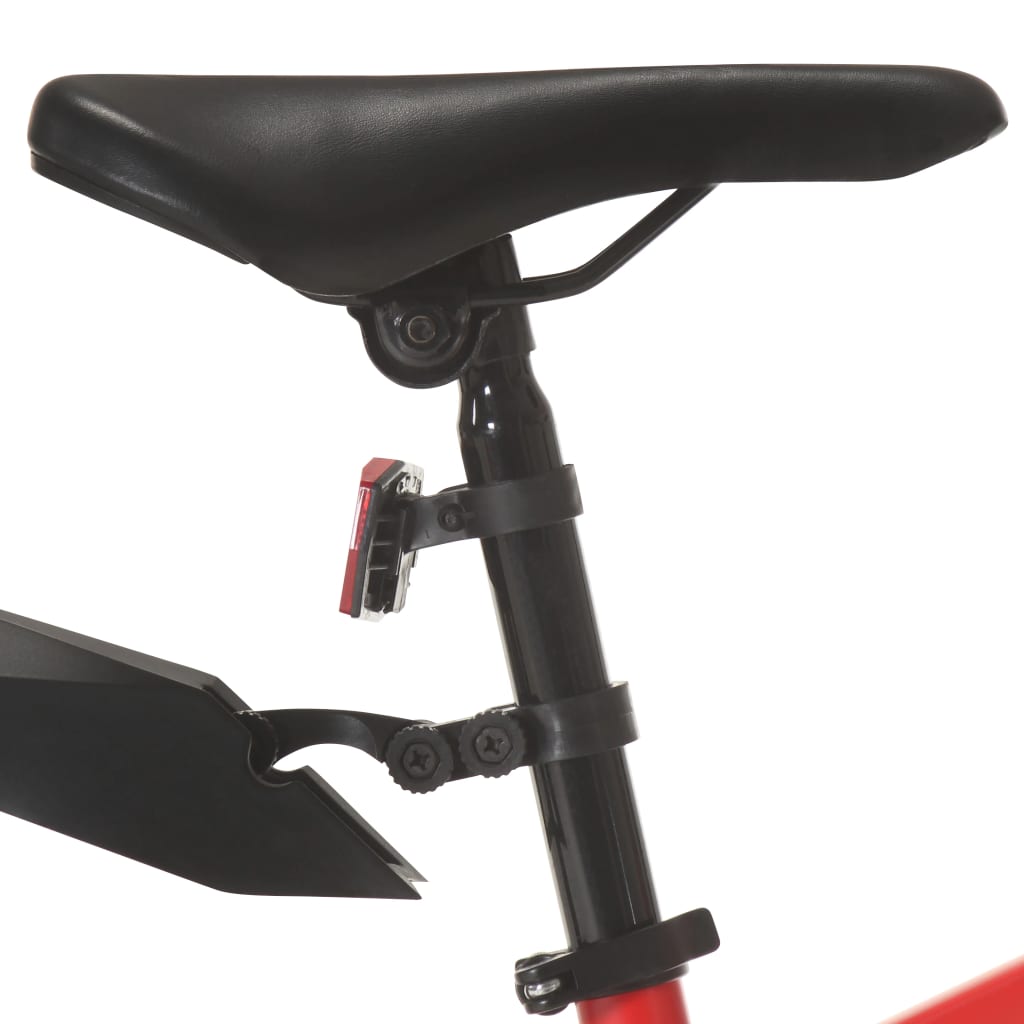 21-speed mountain bike, 26 inch wheel, 36 cm, red