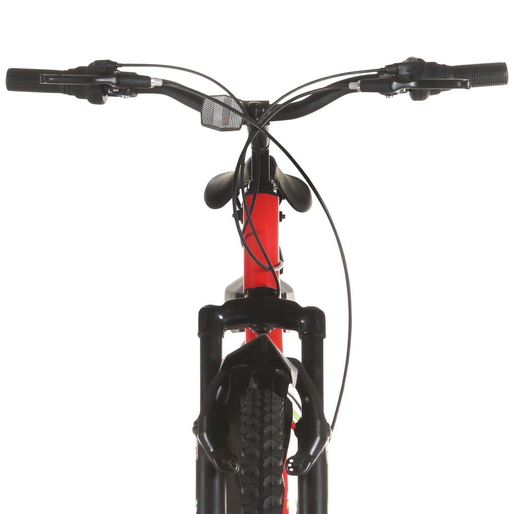 21-speed mountain bike, 26 inch wheel, 36 cm, red