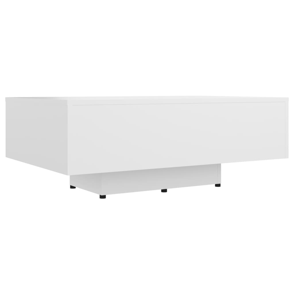 Coffee table, white, 85x55x31 cm, chipboard