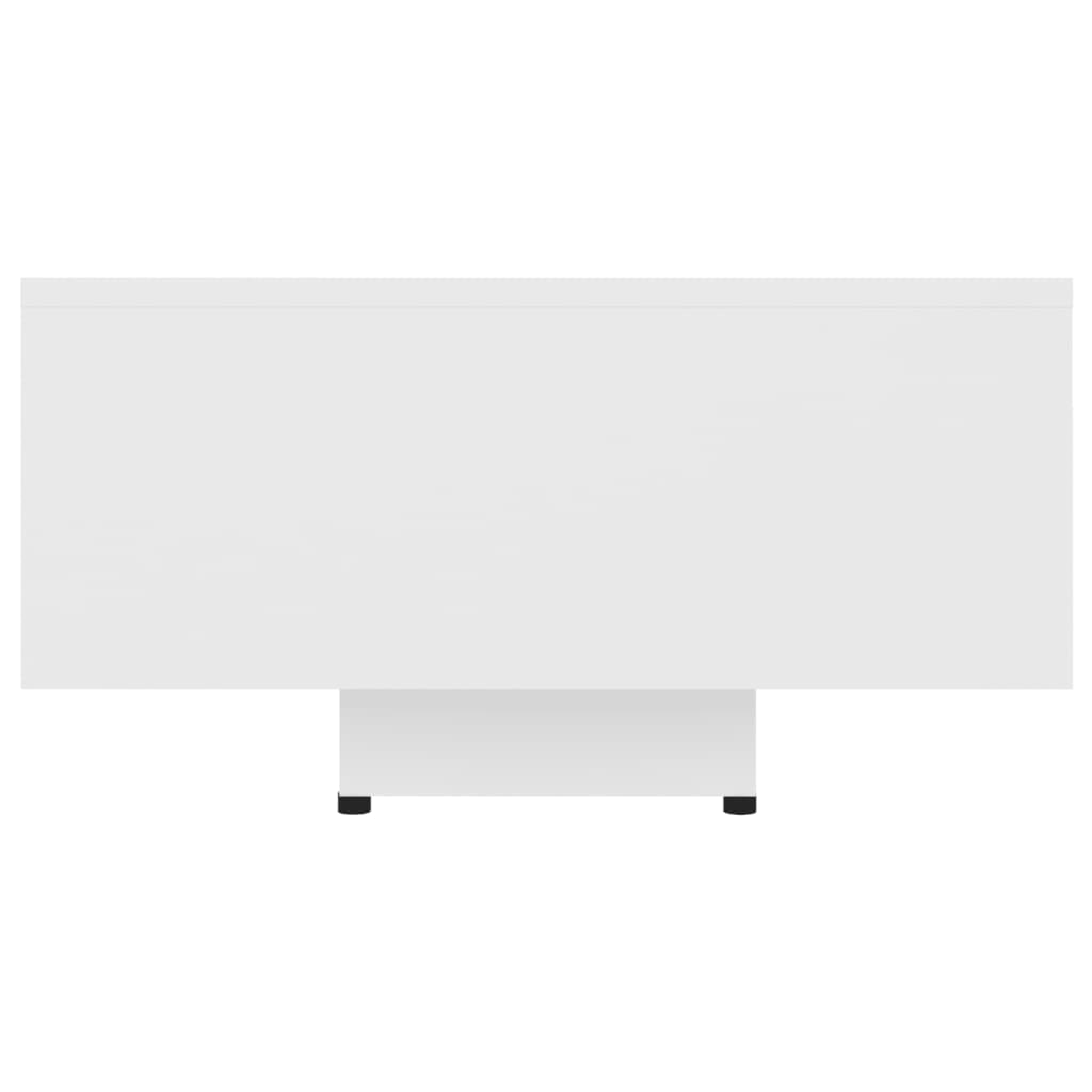 Coffee table, white, 85x55x31 cm, chipboard