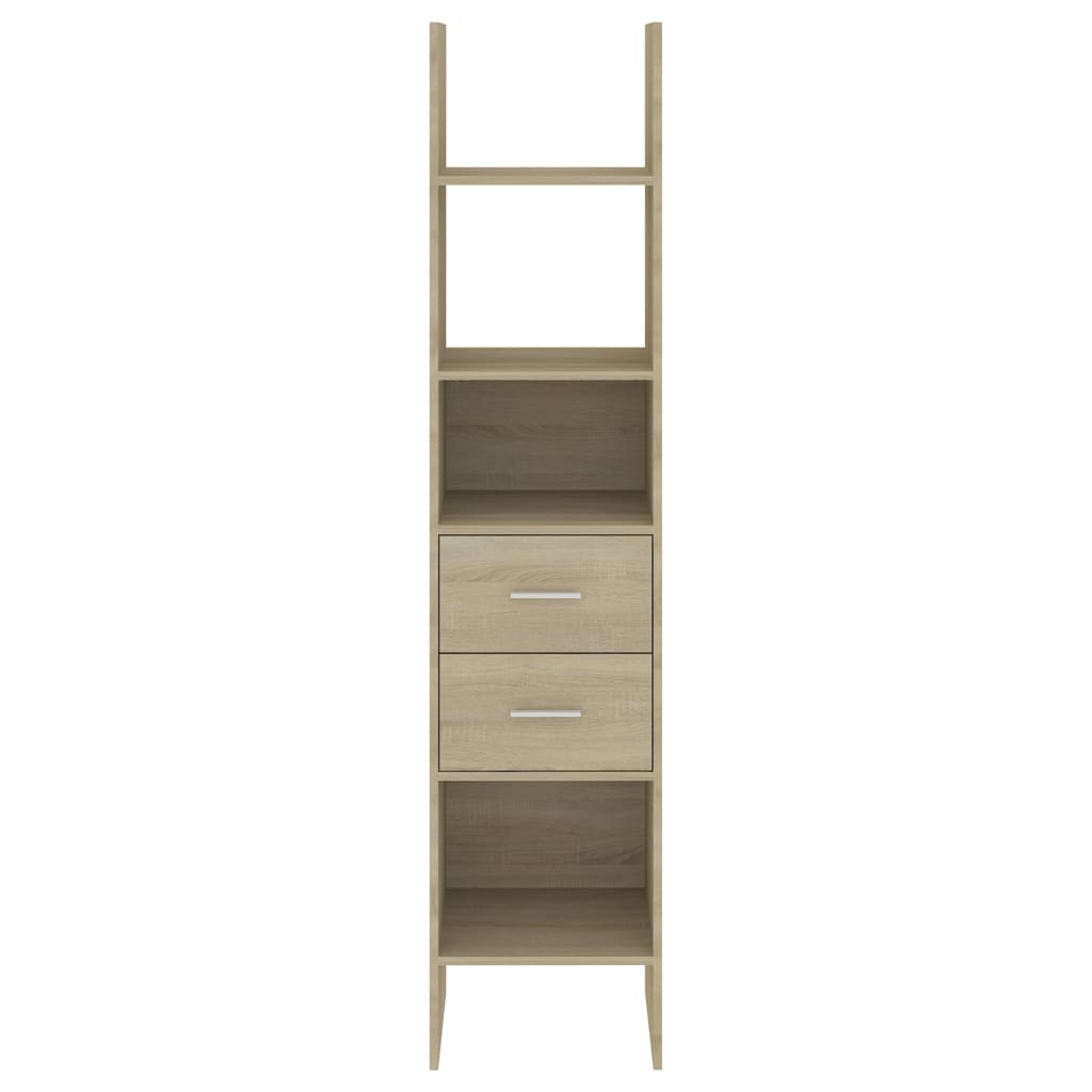 Bibliotecă, stejar Sonoma, 40x35x180 cm, lemn prelucrat