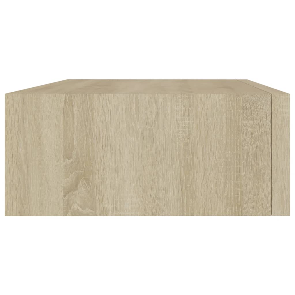 Dulapuri de perete cu sertar, 2 buc., stejar, 40x23,5x10 cm MDF