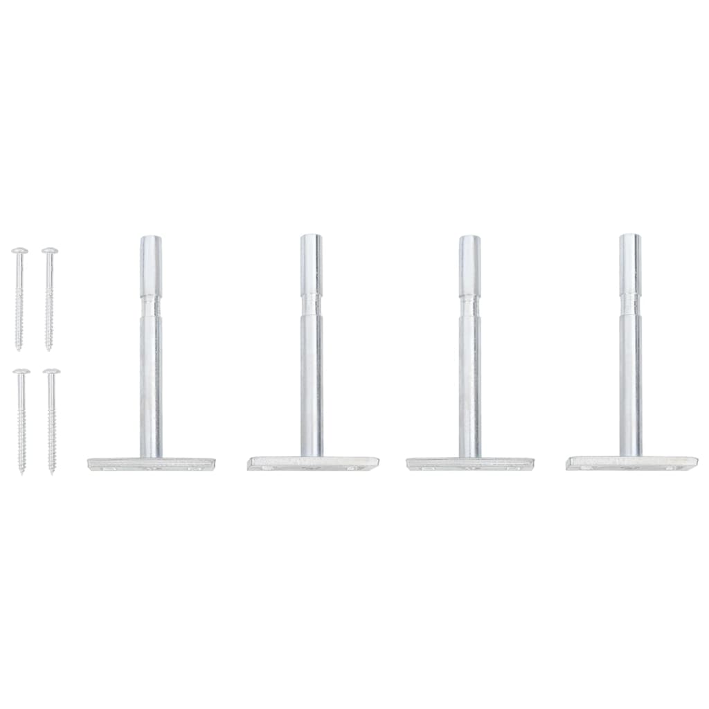 Dulapuri de perete cu sertare 2 buc. alb, 60x23,5x10 cm MDF