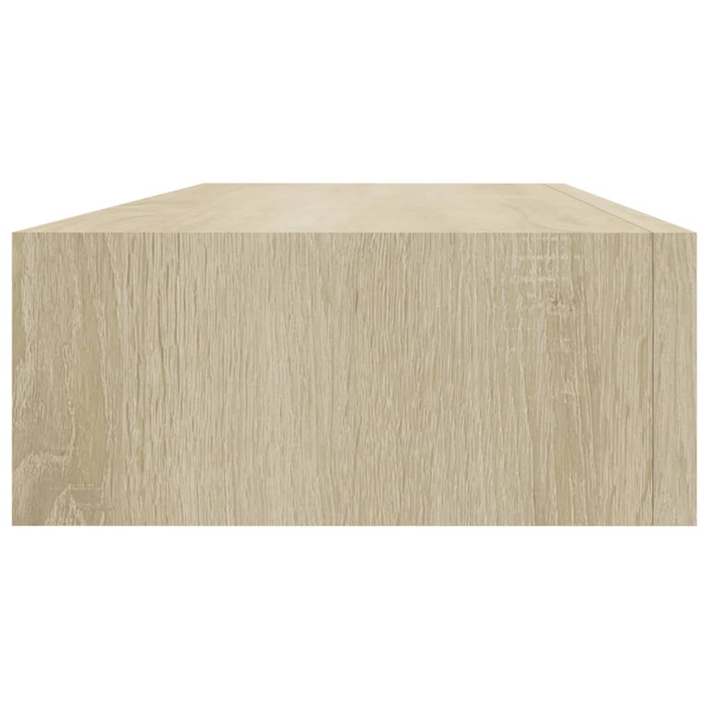 Dulapuri de perete cu sertare 2 buc. stejar 60x23,5x10 cm MDF