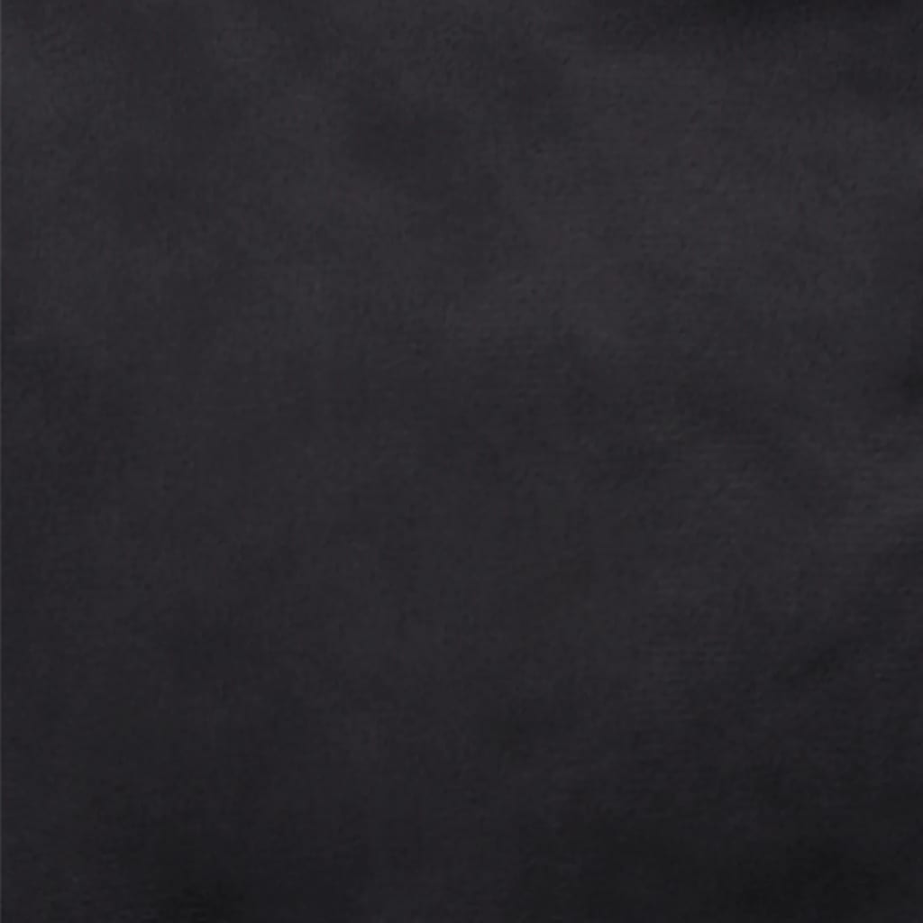 Dog bed, black, 99x89x21 cm, plush/eco-leather