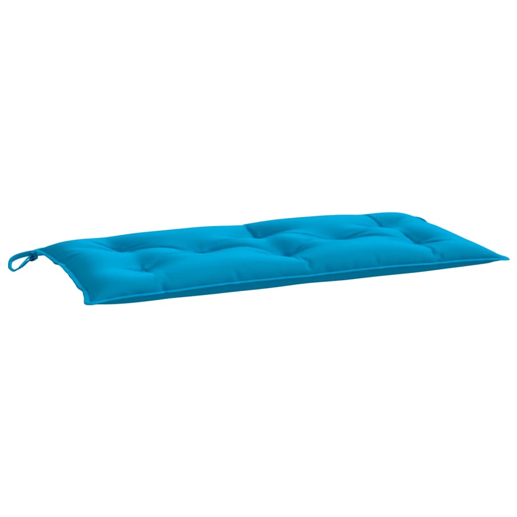 Bench cushion, light blue, 110x50x7 cm, oxford material