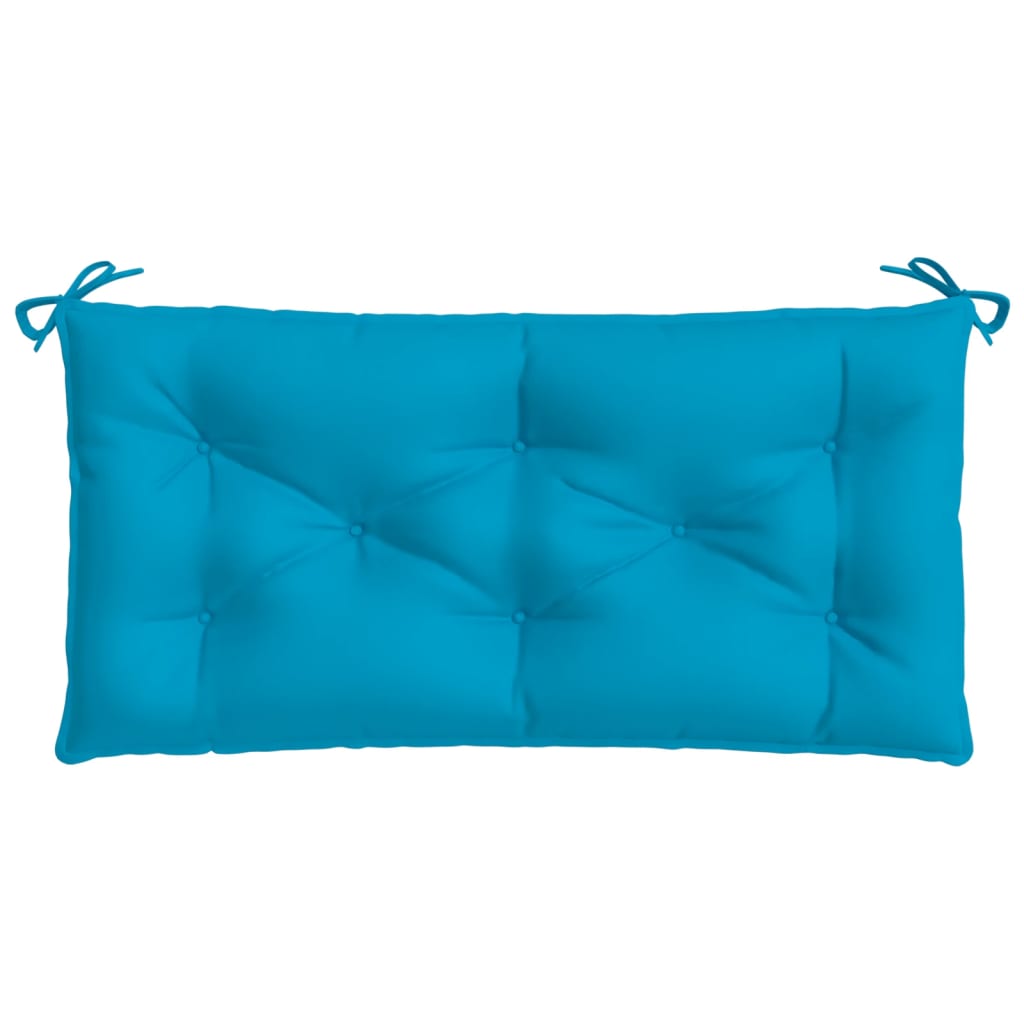 Bench cushion, light blue, 110x50x7 cm, oxford material