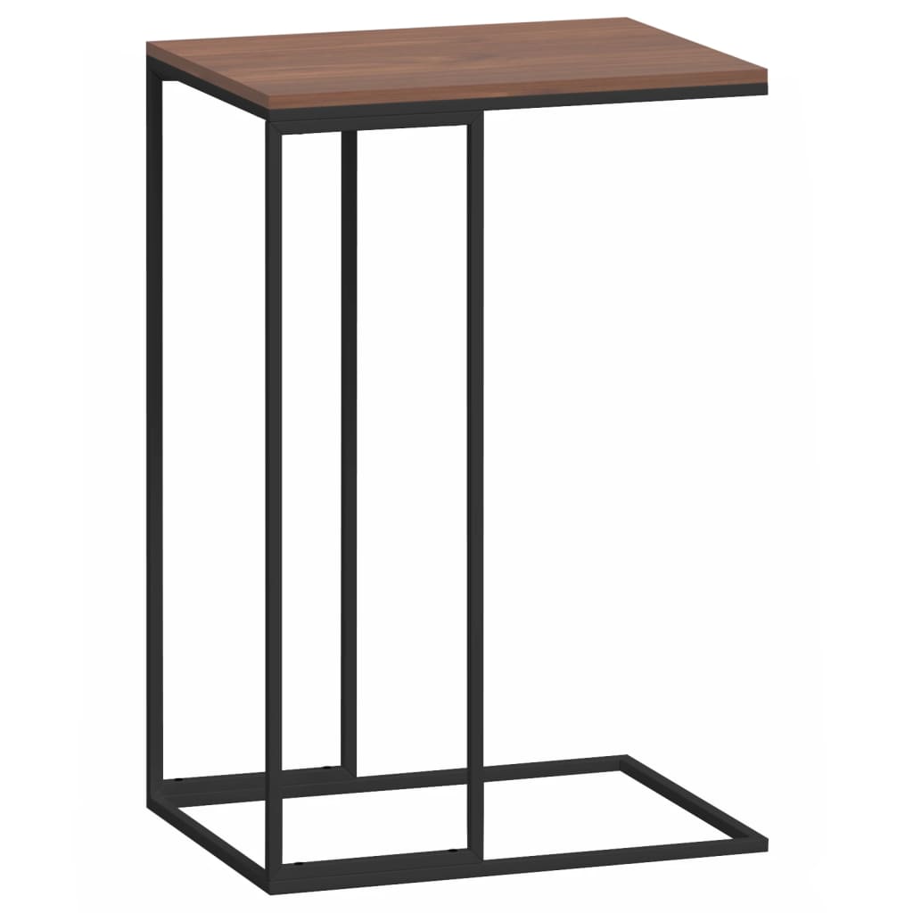 Side table, black, 40x30x59 cm, composite wood
