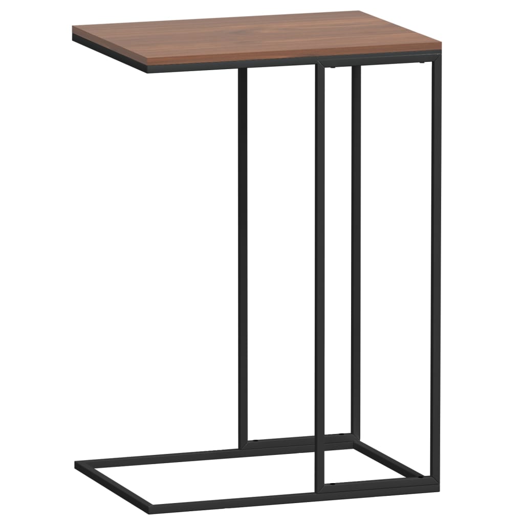 Side table, black, 40x30x59 cm, composite wood